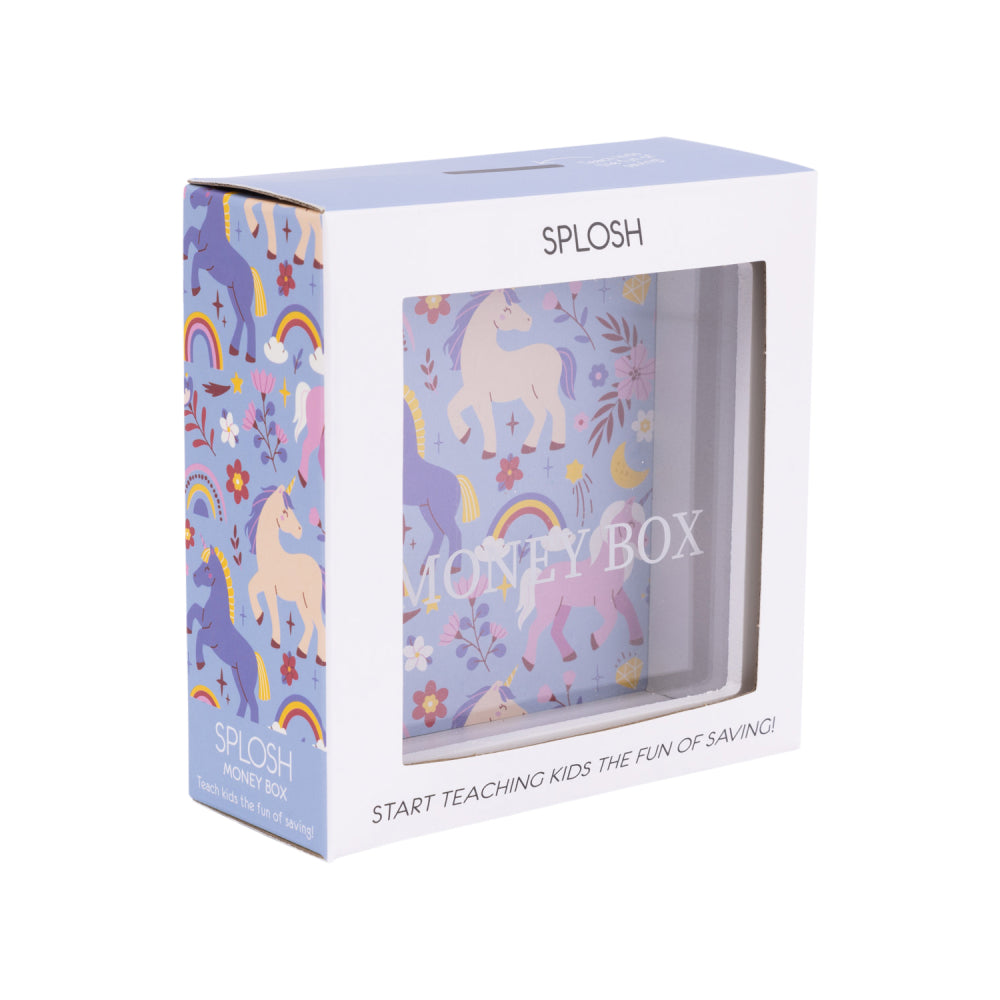 Kids Money Box Unicorn Blank