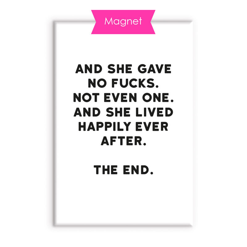 Redback Cards - The End - Fridge Magnet