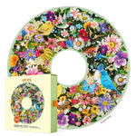 Load image into Gallery viewer, WerkShoppe - Spring Floral Wreath 1000 Pce - Round Puzzle
