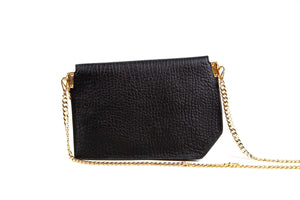 Annastasia Bag - Black Bubble Leather