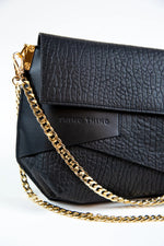 Load image into Gallery viewer, Annastasia Bag - Black Bubble Leather
