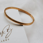 Load image into Gallery viewer, Katy B Oval Bangle small
