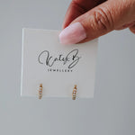 Load image into Gallery viewer, WATERPROOF MINI TWILIGHT HOOPS
