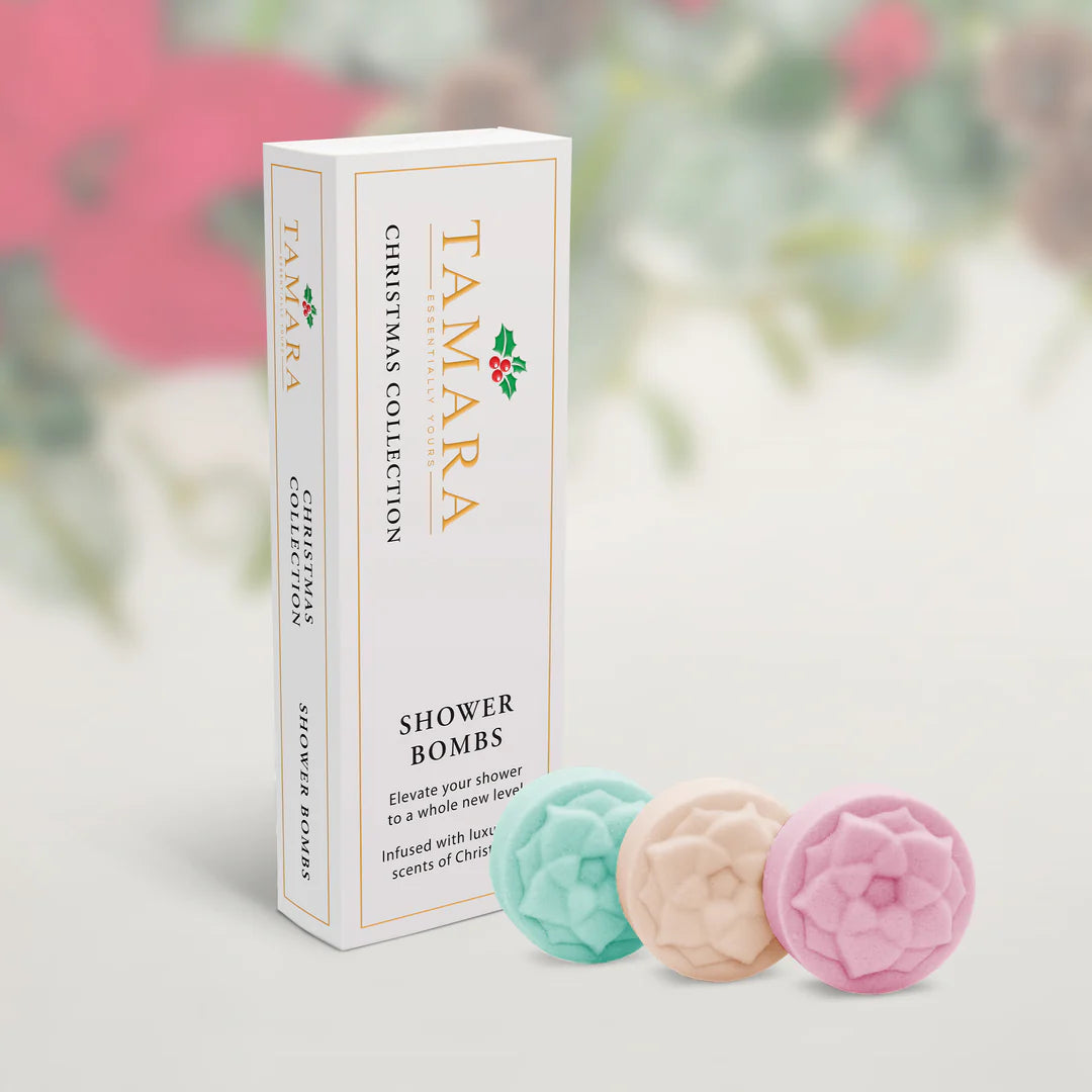 CHRISTMAS COLLECTION - BOX OF 3 SHOWER BOMBS