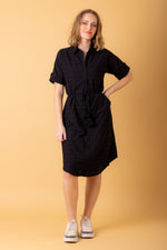 Load image into Gallery viewer, Juliette Shirt Dress Embroidered
