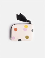 Load image into Gallery viewer, Caroline Gardner - Pink Multi Spot - Corner Purse
