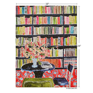 WerkShoppe - Books With Flowers 500 Pce - Puzzle