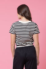 Load image into Gallery viewer, Jordyn Tee Black
Stripe
