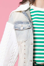 Load image into Gallery viewer, Kendall Denim Jacket Cream
