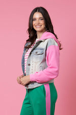 Load image into Gallery viewer, Kendall Denim Jacket Pink
