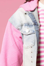 Load image into Gallery viewer, Kendall Denim Jacket Pink
