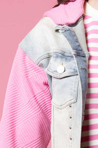 Kendall Denim Jacket Pink