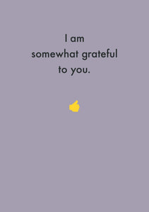 Cath Tate - Somewhat Grateful - Thank You Card