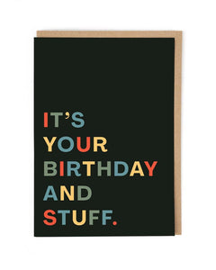 Cath Tate - Birthday and Stuff - Birthday Card