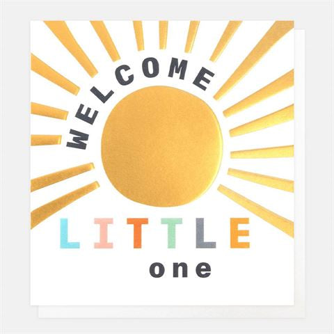 Caroline Gardner - Welcome Little One - Birthday Card