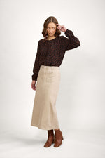 Load image into Gallery viewer, Cooper Skirt Oat Denim
