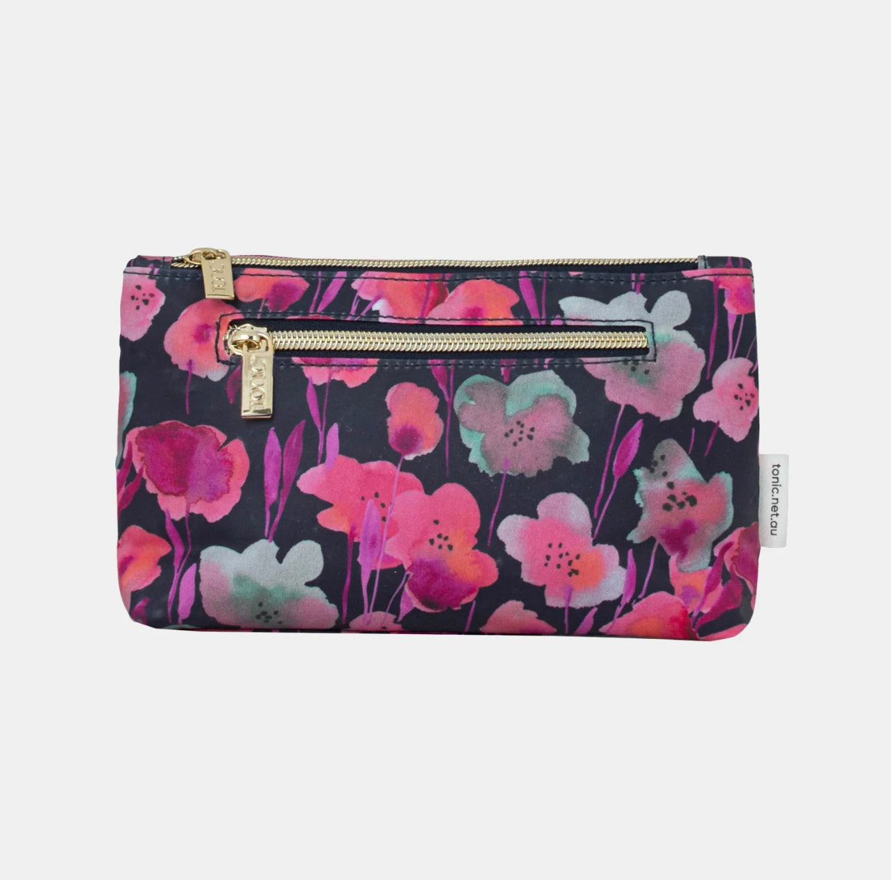 Small Cosmetic Bag - Midnight Meadow
