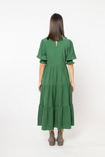 Load image into Gallery viewer, Mia Tiered Maxi Dress Forest
