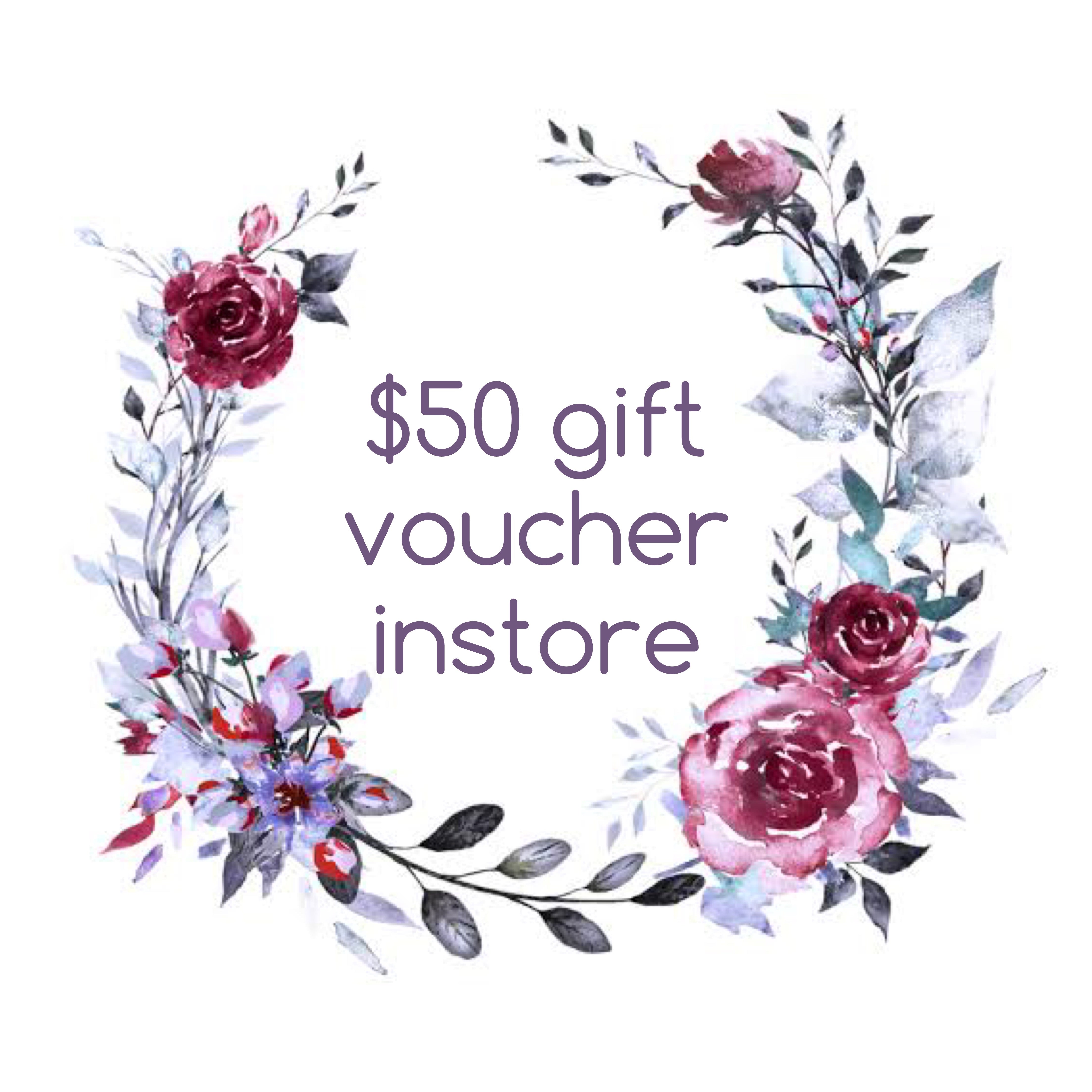 $50 Gift Voucher instore