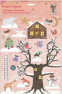 Roger La Borde - Treehouse Pink - Christmas Advent Calendar Pop & Slot