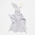 Load image into Gallery viewer, Organic Muslin Bunny Lovey Frost with Milk ears
