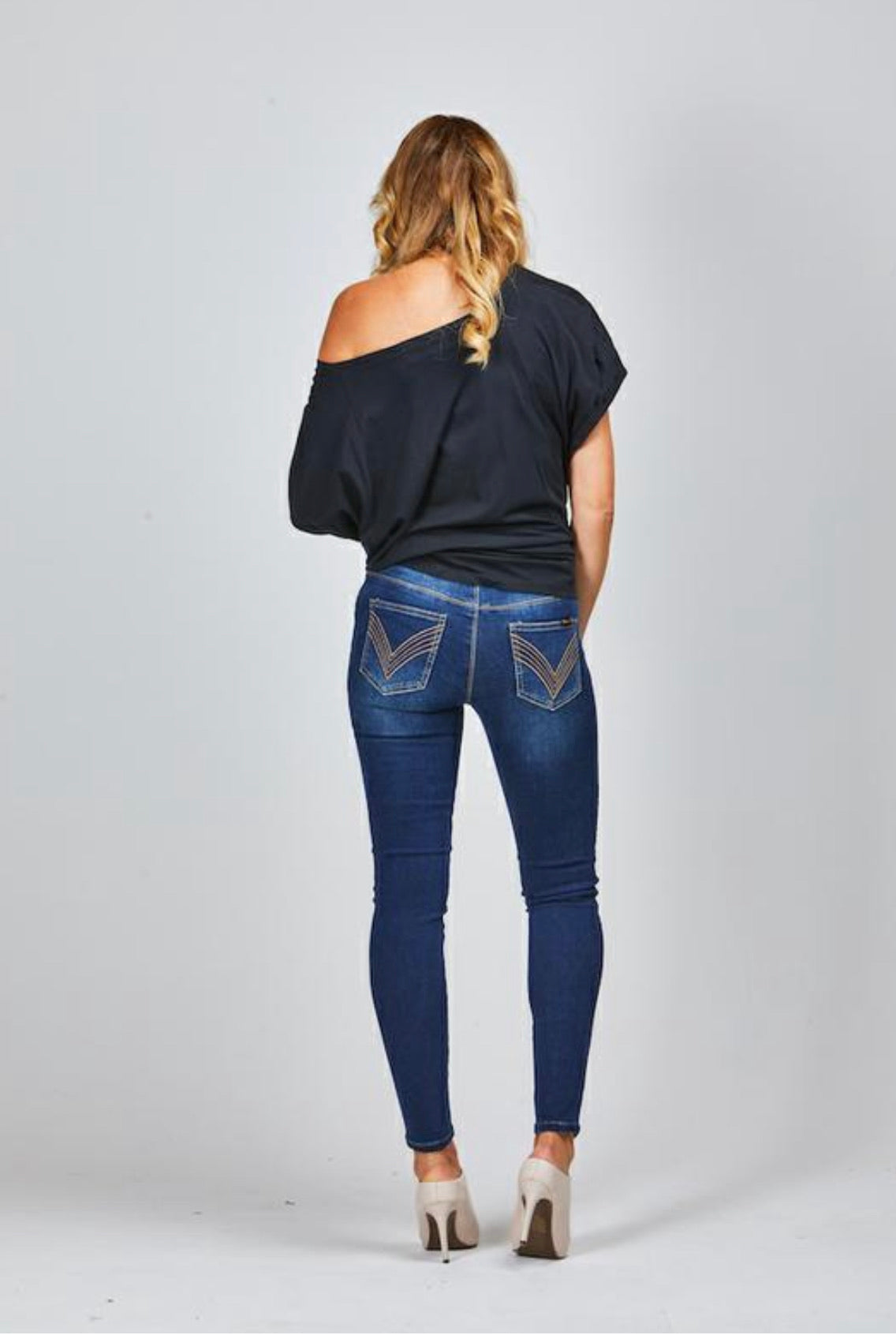 Cormac dark blue jeans