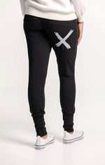 Load image into Gallery viewer, Apartment pants Winter Black with Pewter X
