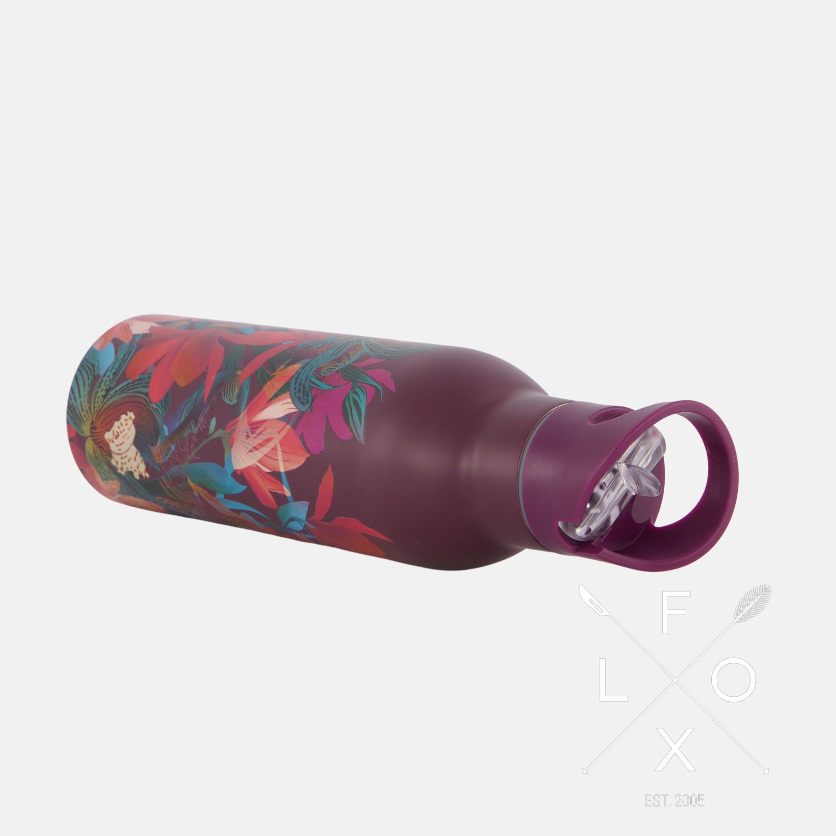 Flox Stainless Steel water bottle Orchid and Magnolia
