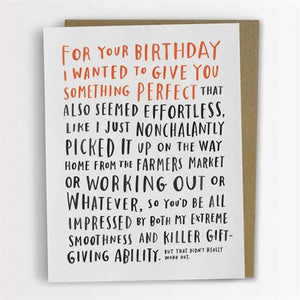 Emily McDowell & Friends - Awkward Birthday - Birthday Card