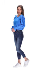 Load image into Gallery viewer, Cormac blue Highwaisted Jean
