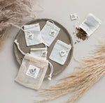 Load image into Gallery viewer, Reusable Organic Cotton Tea Bags
