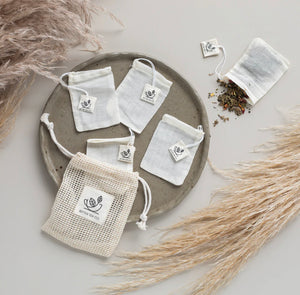 Reusable Organic Cotton Tea Bags