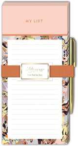 Lady Jayne Magnetic List Pad With Pen