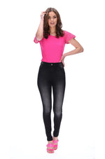 Load image into Gallery viewer, Cormac Black High Waisted Long Jean
